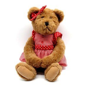 Debi Lilly Estelle Teddy Bear Plush Collectible Stuffed Animal Clean Sanitized